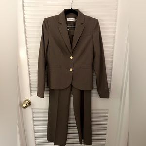 Tan Calvin Klein suit set